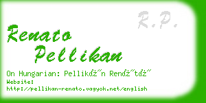 renato pellikan business card